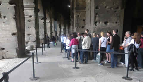 The Colosseum Ticket Queue