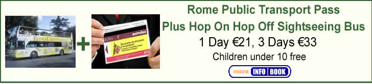 Roma Cristiana Rome Tour Bus Plus Public Transport Pass