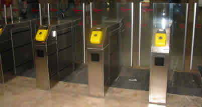 Rome Metro ticket barriers