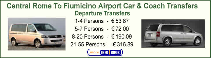 Rome Fiumicino Airport From Rome City Centre Car Prices