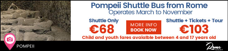 Pompeii Shuttle Bus From Rome Tickets & Prices