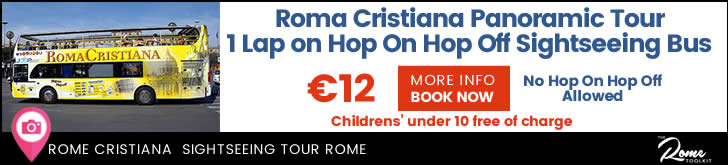 Roma Cristiana Rome Hop On, Hop Off Open Top Tour Bus Tickets