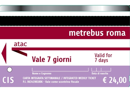 Rome Public Transport Pass