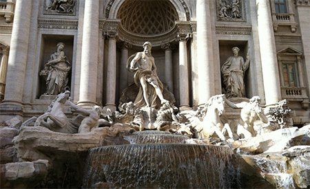 Trevi Fountain Neptune statue