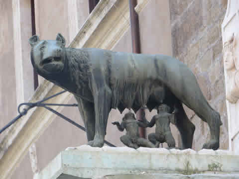 La Loba Luperca, simbolo de Roma