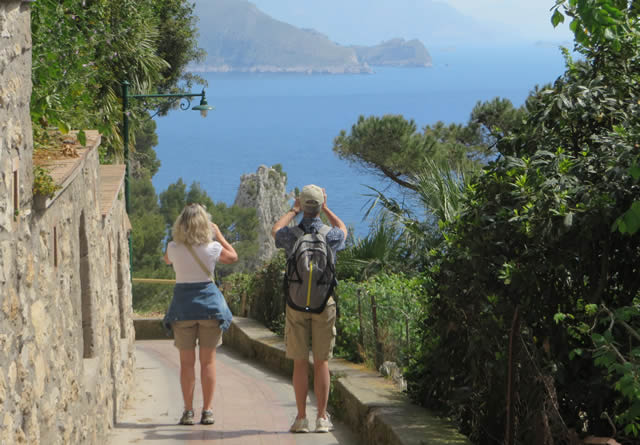 Walking the Coastal Path, Capri