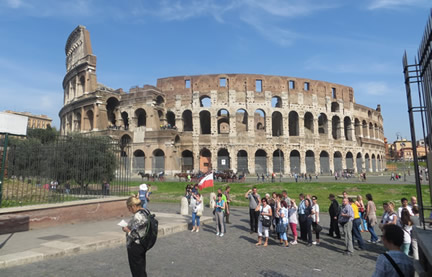 El Coliseo de Roma, guias de turistas