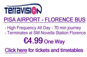 Terravision Pisa - Florence Airport Bus