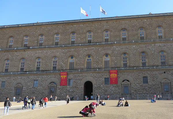 Pitti Palace front entrance