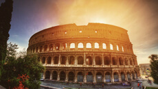 Most popular attractions in Rome the Colosseum