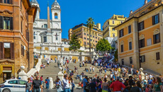 Most popular attractions in Rome the Spanish Steps