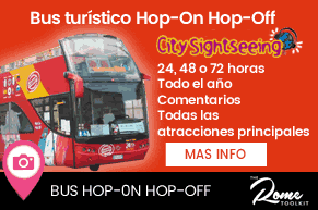 Bus turistico hop on hop off en Roma