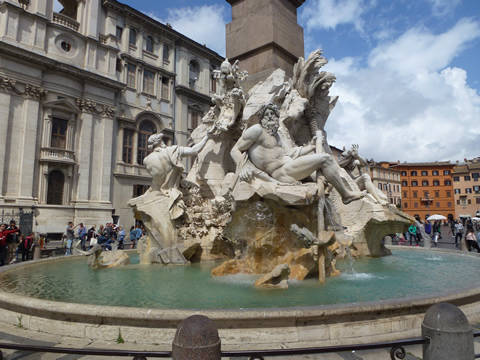Fontana dei Fiumi Piazza Navona Roma