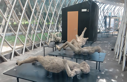 Estatuas humanas de Pompeya