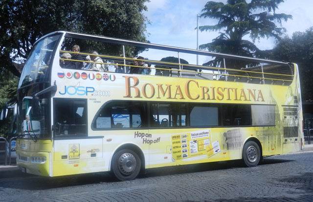 Bus turistico hop-on, hop-off Roma Cristiana 