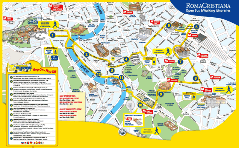 Rome Hop On Hop Off Sightseeing Bus Roma Cristiana Review