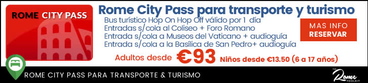 Rome City Pass para Roma