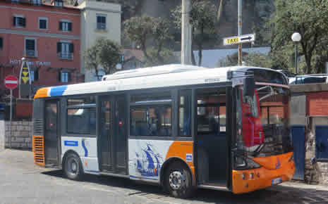 Sorrento town bus at Sorrento Port terminus