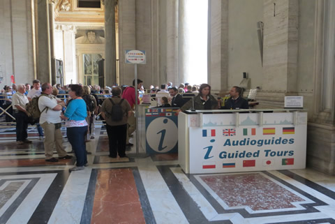 Interior de la Basílica de San Pedro