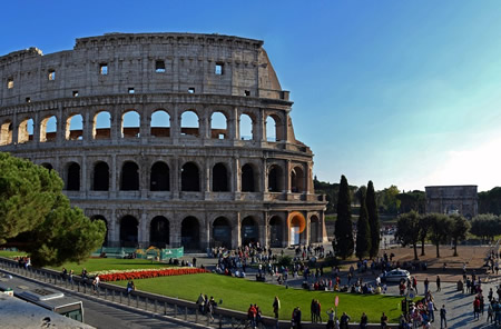 colosseum from cruise port shore excursion