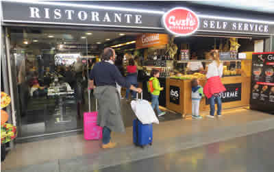 Restaurante Gusto estación Termini