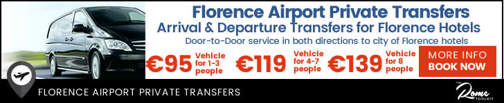 Florence Airport Private Car For Arrivals