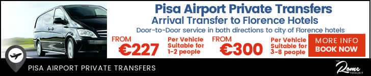 Pisa Airport To Florence Private Car For Arrivals