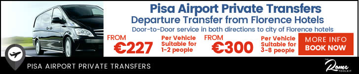 Pisa Airport From Florence Private Car For Departures