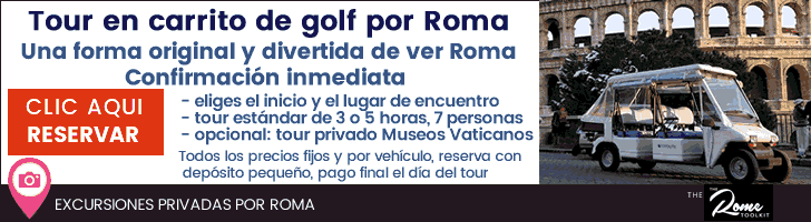 Reservas para tour privado en cochecito de golf por Roma