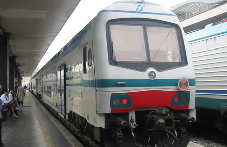 Rome city train to Civitavecchia, Rome's cruise port