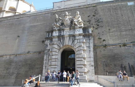 Salida de los Museos del Vaticano