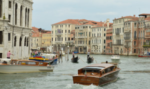 Venice boat canal