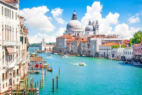 St Mark's Basilica from Grand Canal, Venice