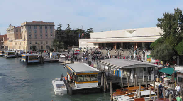 Venice Santa Lucia Railway Station Fronting Grand Canal
