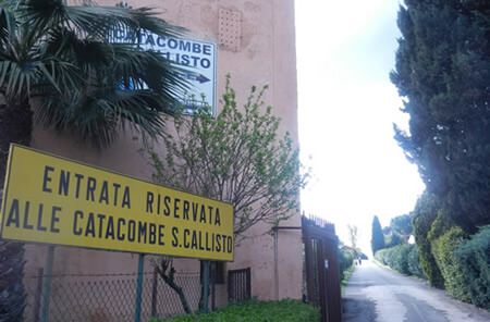 Catacomb San Callisto Appian Way (Via Appia Antica) near Rome