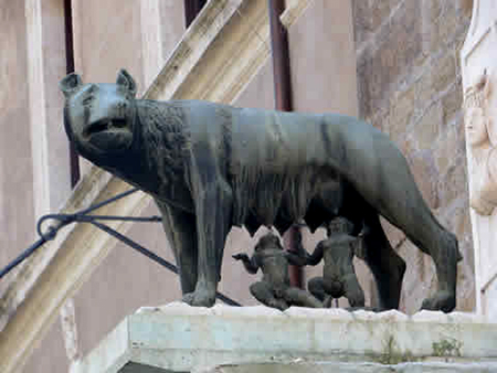The She-Wolf symbol of Rome at Capitoline Museum