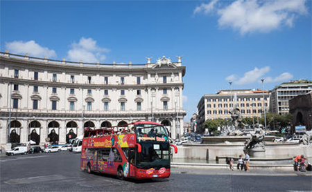 City Sightseeing bus, Viator, Rome