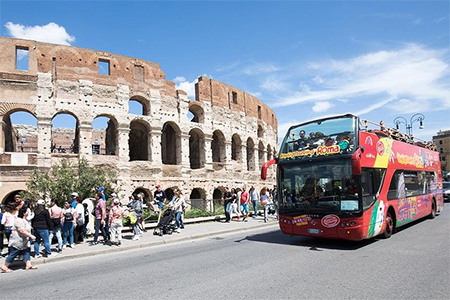 Rome City Sightseeing bus Viator
