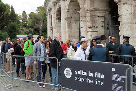 The Colosseum skip the line entrance, Rome