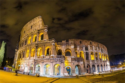Viator Colosseum by night tour Rome