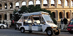 Rome private golf cart orientation tour