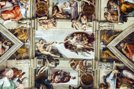 Creation of Adam Sistine Chapel