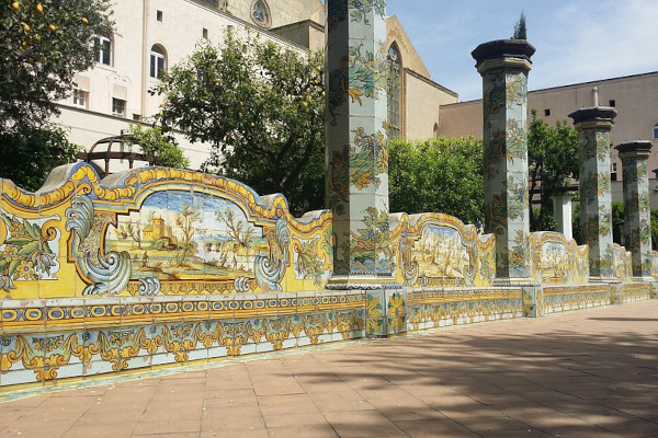 Naples Santa Chiara church