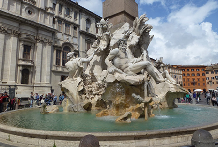 Fontana dei Fiumi Piazza Navona Rome