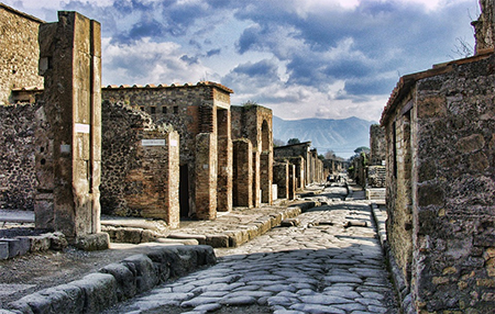 Pompeii on day tour from Rome