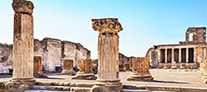 Rome to Pompeii shuttle bus & independent day trip
