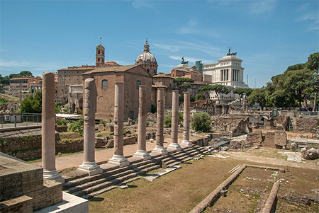 The Roman Forum ruins, Rome