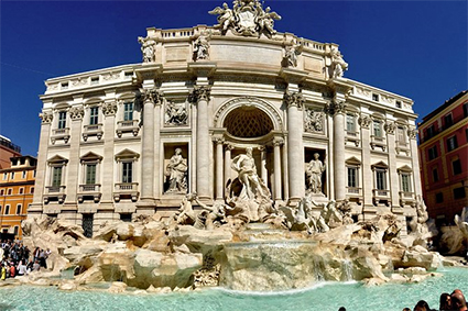 Trevi Fountain on Best of Rome coach tour - Viator