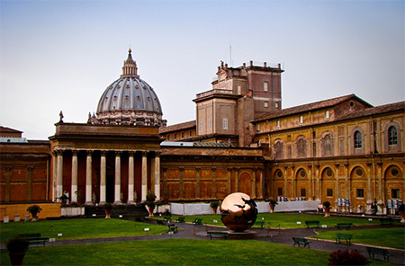 Vatican with St Peter's behind