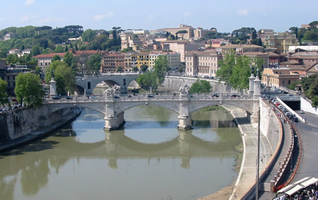 Ponte Sant'Angelo leading to the Vatican